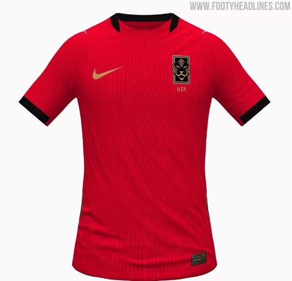 华体会网页版-韩国队世界杯球衣曝光：主场采用金色修饰，客场以紫色为主色调